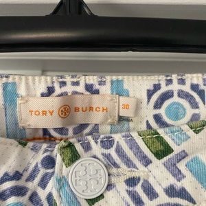Tory Burch size 30 waist crop pants in EUC worn 2